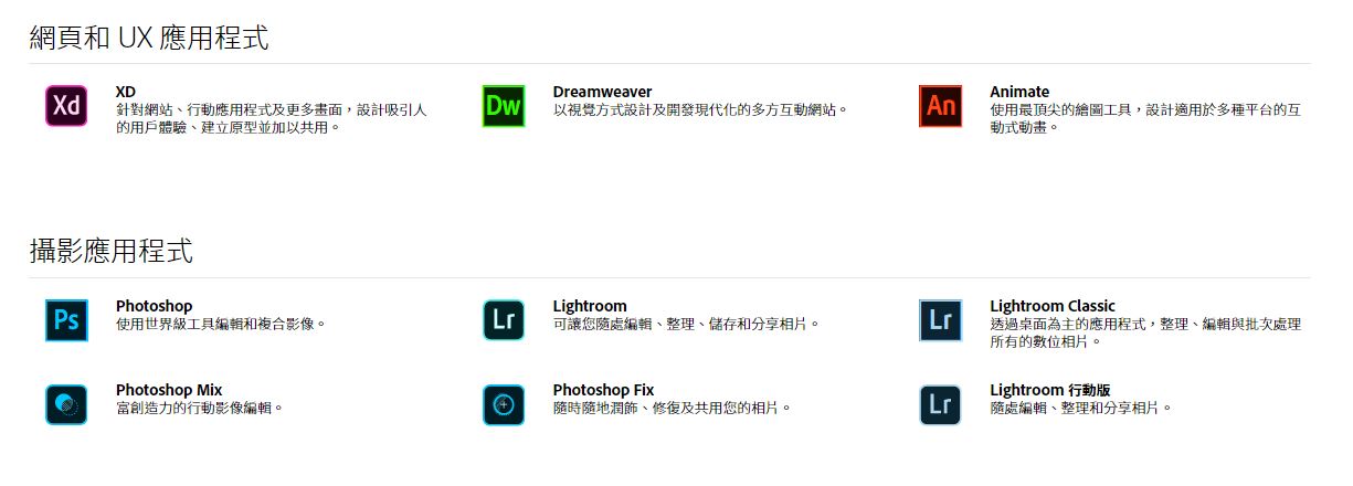 ADOBE網頁編輯軟體